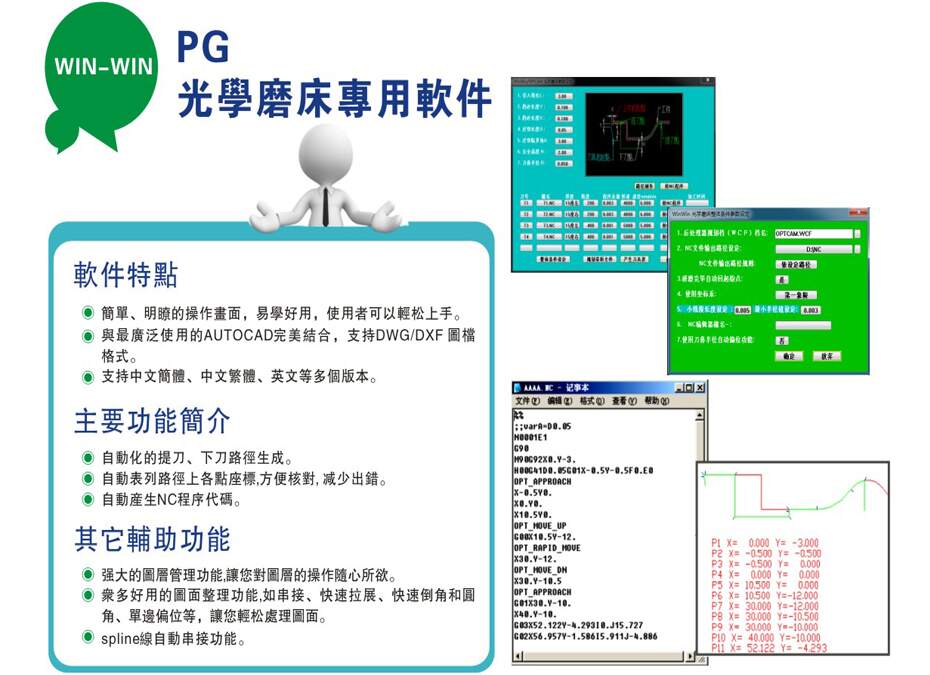 产品名称 - 统赢PressCAD PG光学磨床软件